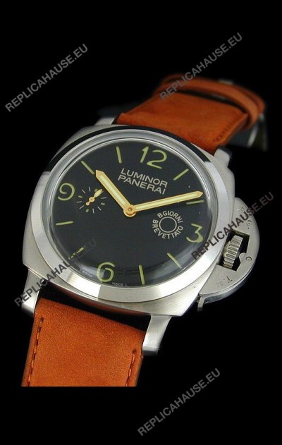 Panerai Luminor 8 Days Swiss Watch in Steel