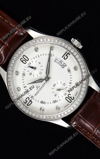 Jaeger LeCoultre Master Control Stainless Steel Swiss Replica Watch 