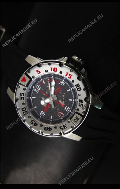 Richard Mille RM028 Automatic Diver's Swiss Replica Watch in Black