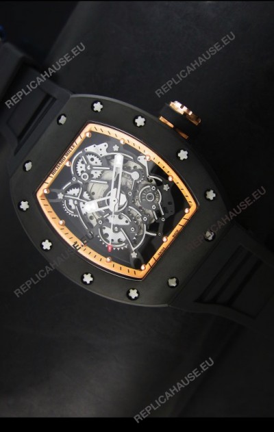 Richard Mille RM055 Bubba Watson Swiss Replica Watch in Golden Indexes