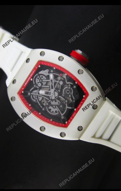 Richard Mille RM055 Bubba Watson Swiss Replica Watch in White